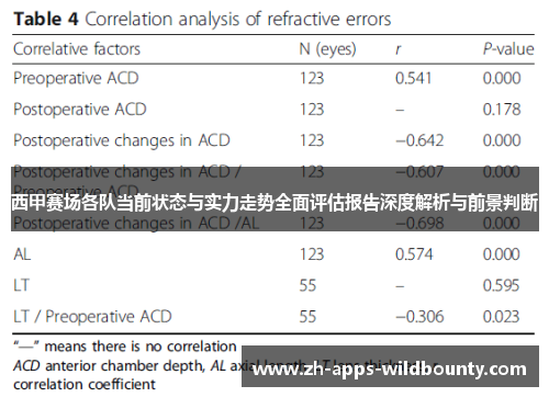 西甲赛场各队当前状态与实力走势全面评估报告深度解析与前景判断